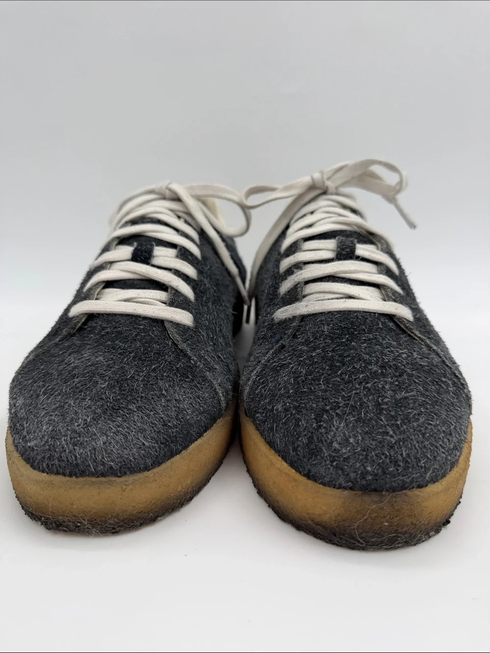 Clarks 1825 Tormatch Light Navy Shaggy Suede Casual Shoes 26162048 Mens Size 10